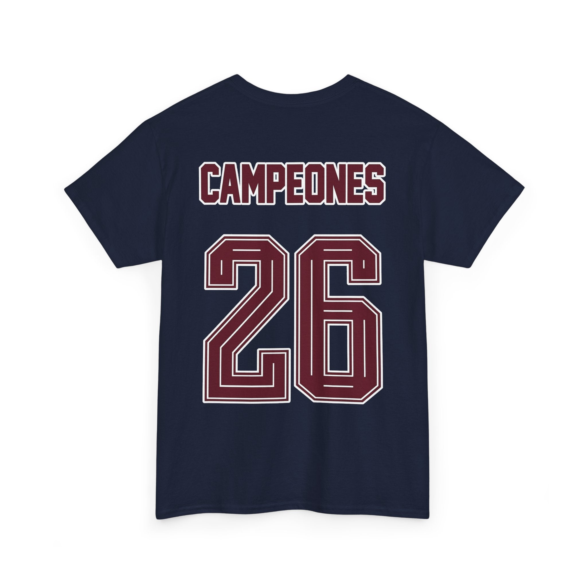 Spain World Champions 'Campeones 26' Cotton T‑Shirt
