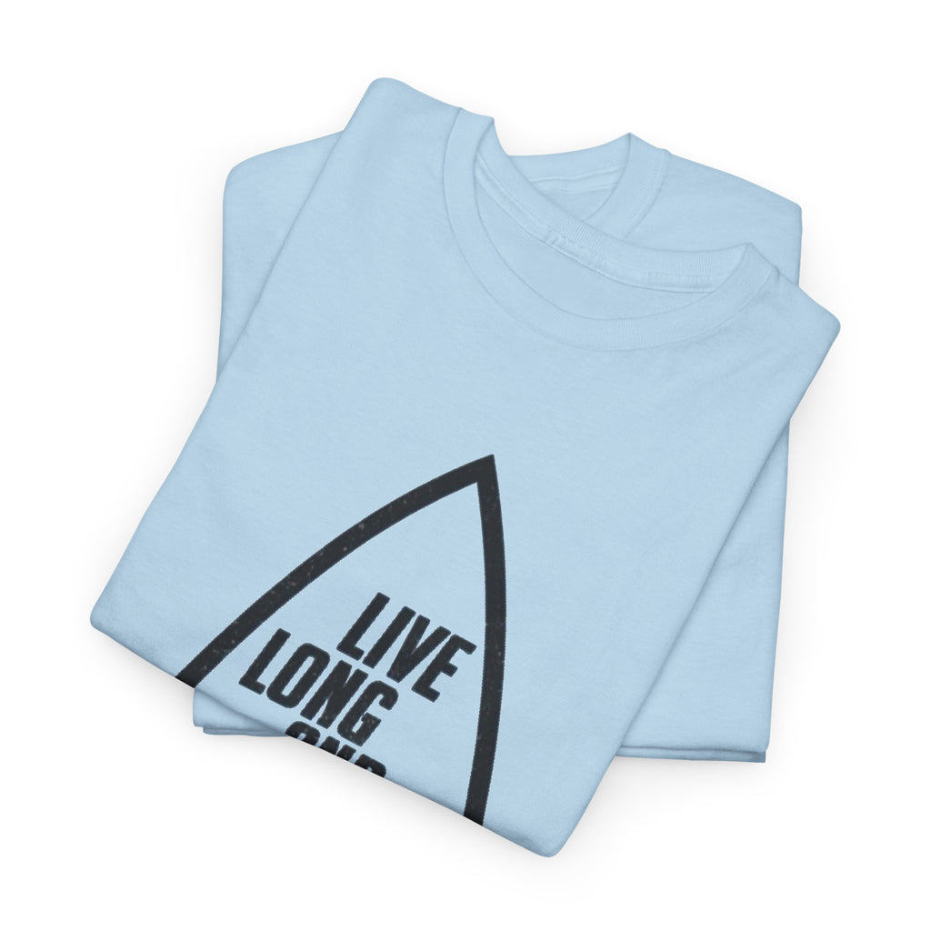 Live Long and Prosper T‑Shirt — Sci‑Fi Starfleet Insignia Tee