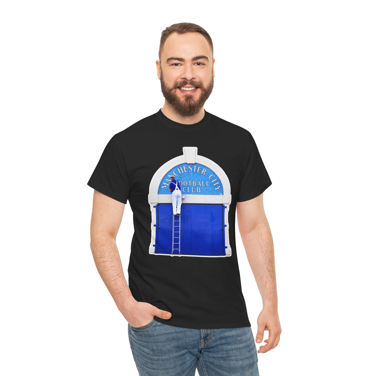 Manchester City Maine Road Inspired Cotton T-Shirt