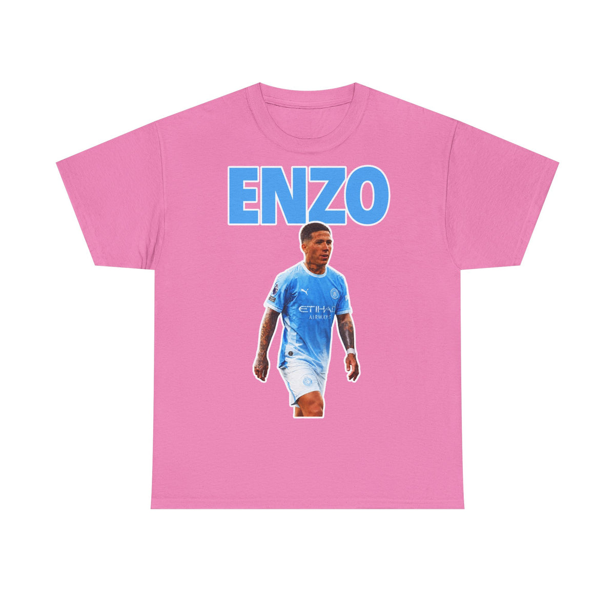 Enzo Fernandez Manchester City Inspired Cotton T-Shirt