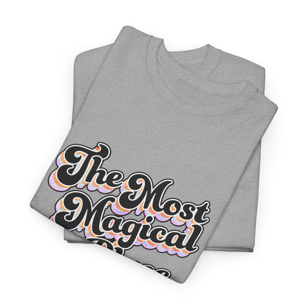 Most magical place in earth Disney inspired Unisex Heavy Cotton Tee