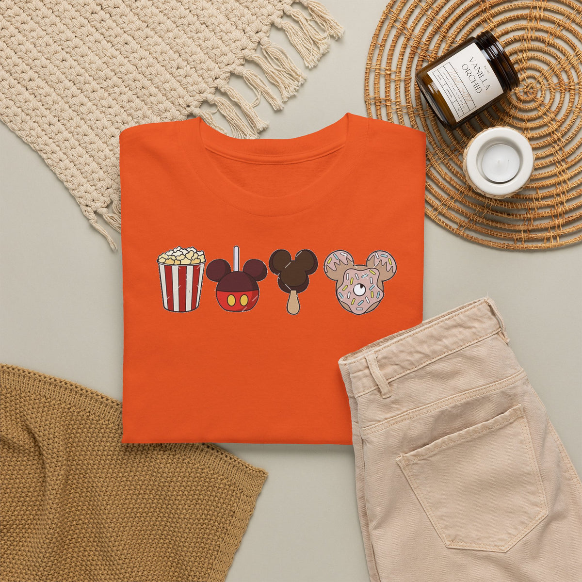 Disney snacks inspired Unisex Heavy Cotton Tee