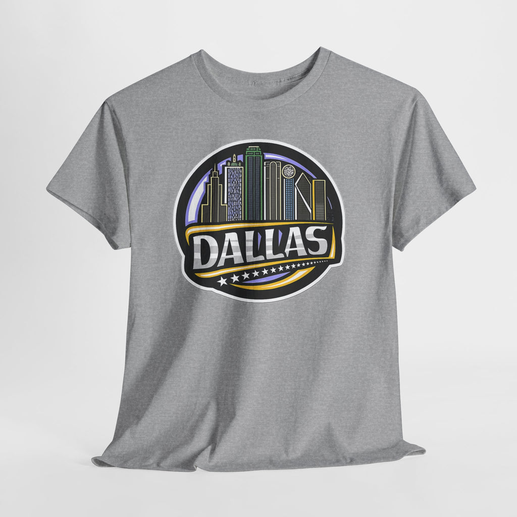 Dallas Skyline Tee — Vintage City Skyline Graphic T-Shirt