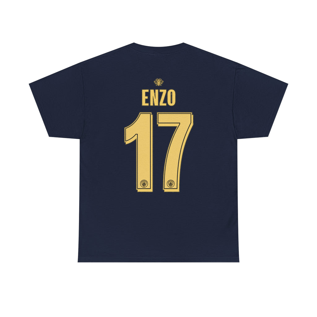 Enzo Fernandez Manchester City Inspired Cotton T-Shirt