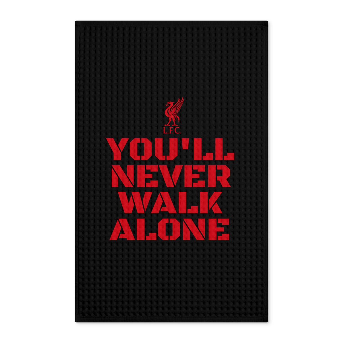 Tea Towel — 'You'll Never Walk Alone' Liverpool Waffle Kitchen Towel