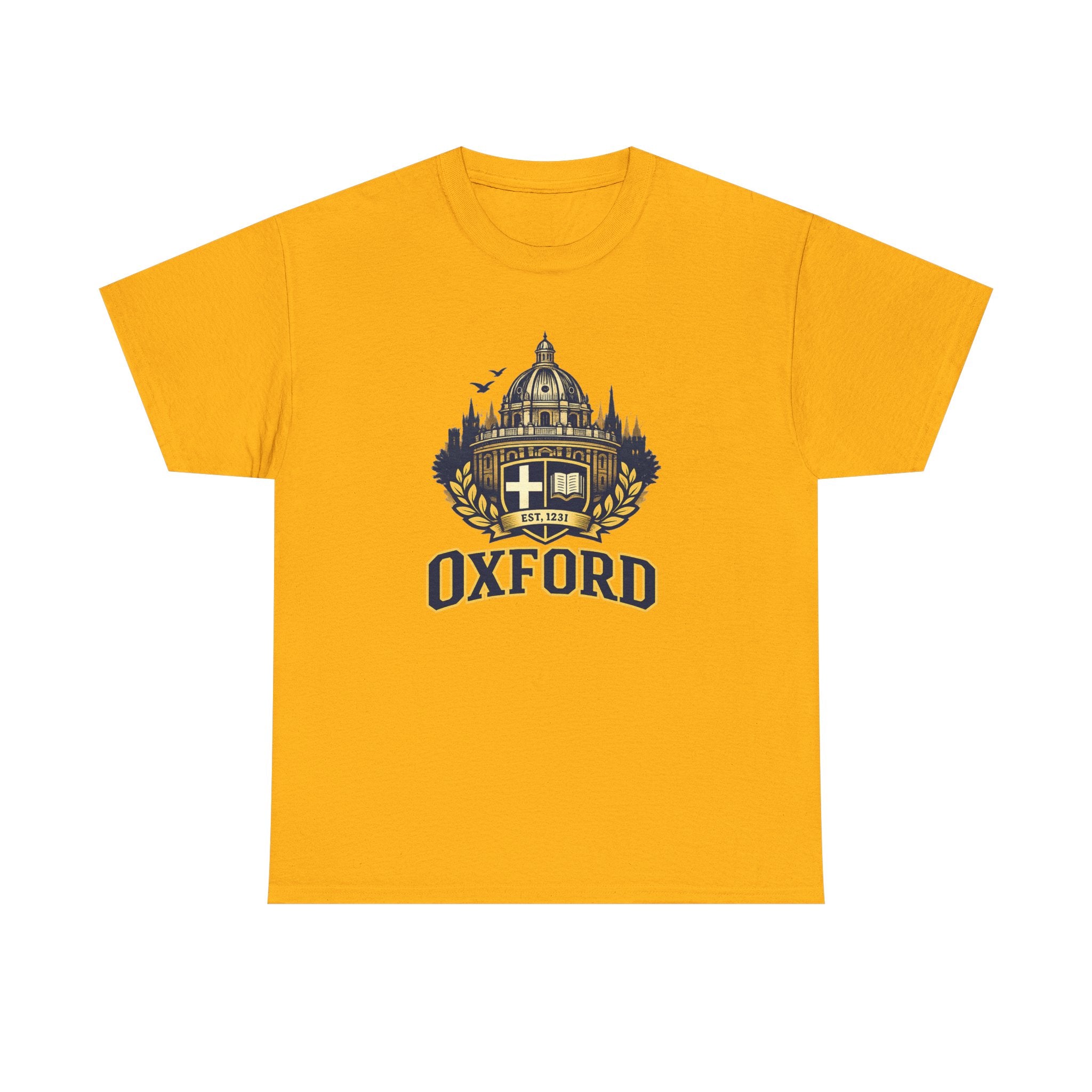 Oxford Crest T-Shirt — Vintage University Graphic Tee