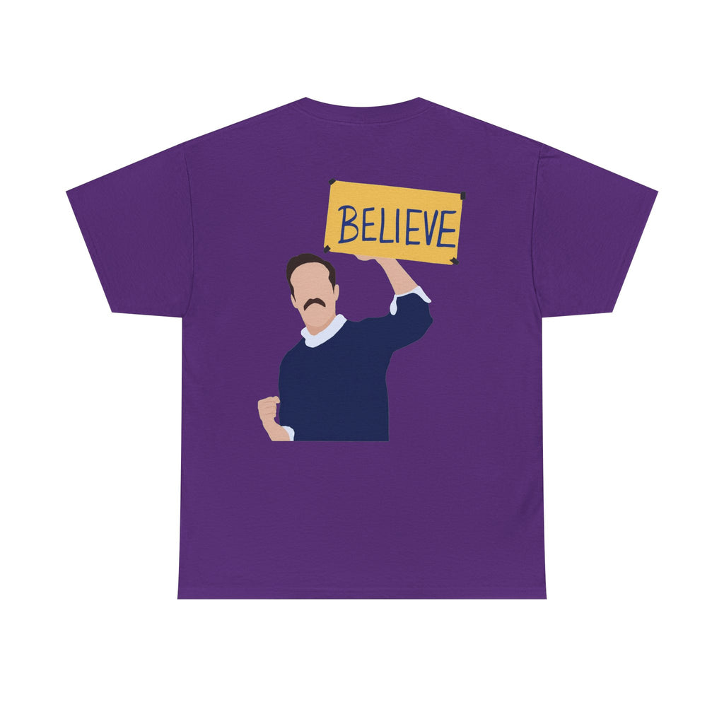 Ted Lasso Inspired "Believe" Tee — Inspirational TV Fan Shirt Cotton T-Shirt