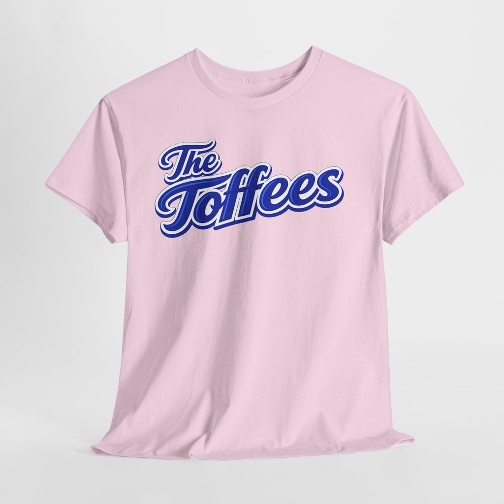 The Toffees Script Tee — Vintage Blue Logo T-Shirt