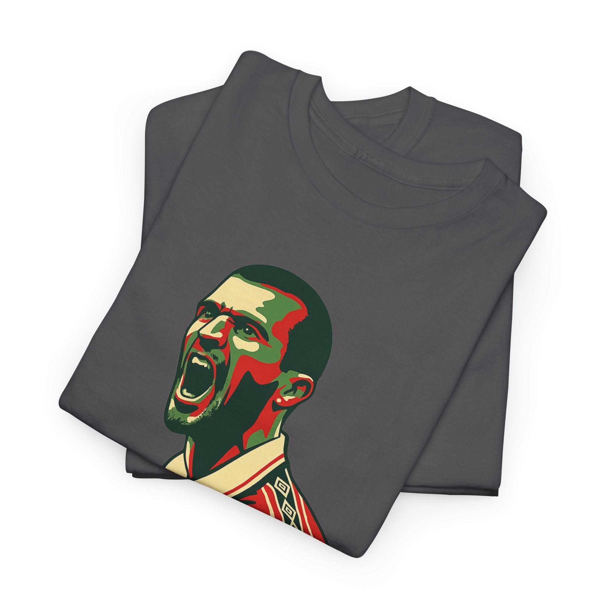 Roy Keane Retro Soccer Tee - Iconic Football Legend Graphic Shirt