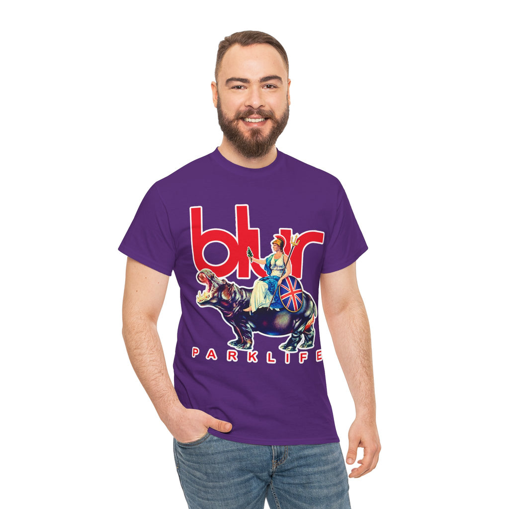 Blur PARKLIFE British Bulldog Graphic Cotton T-Shirt