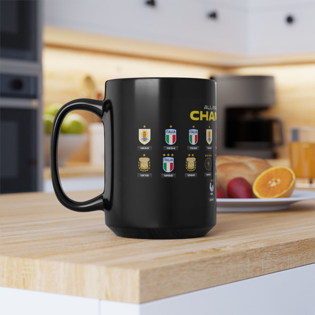 World Cup Champions Mug — All FIFA Winners Coffee Cup (11oz/15oz)