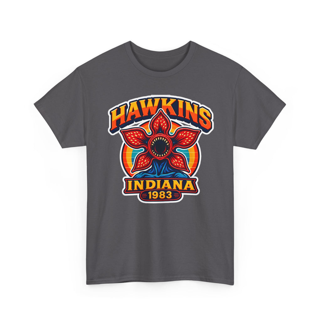 Hawkins Indiana 1983 Demogorgon Floral Cotton T-Shirt