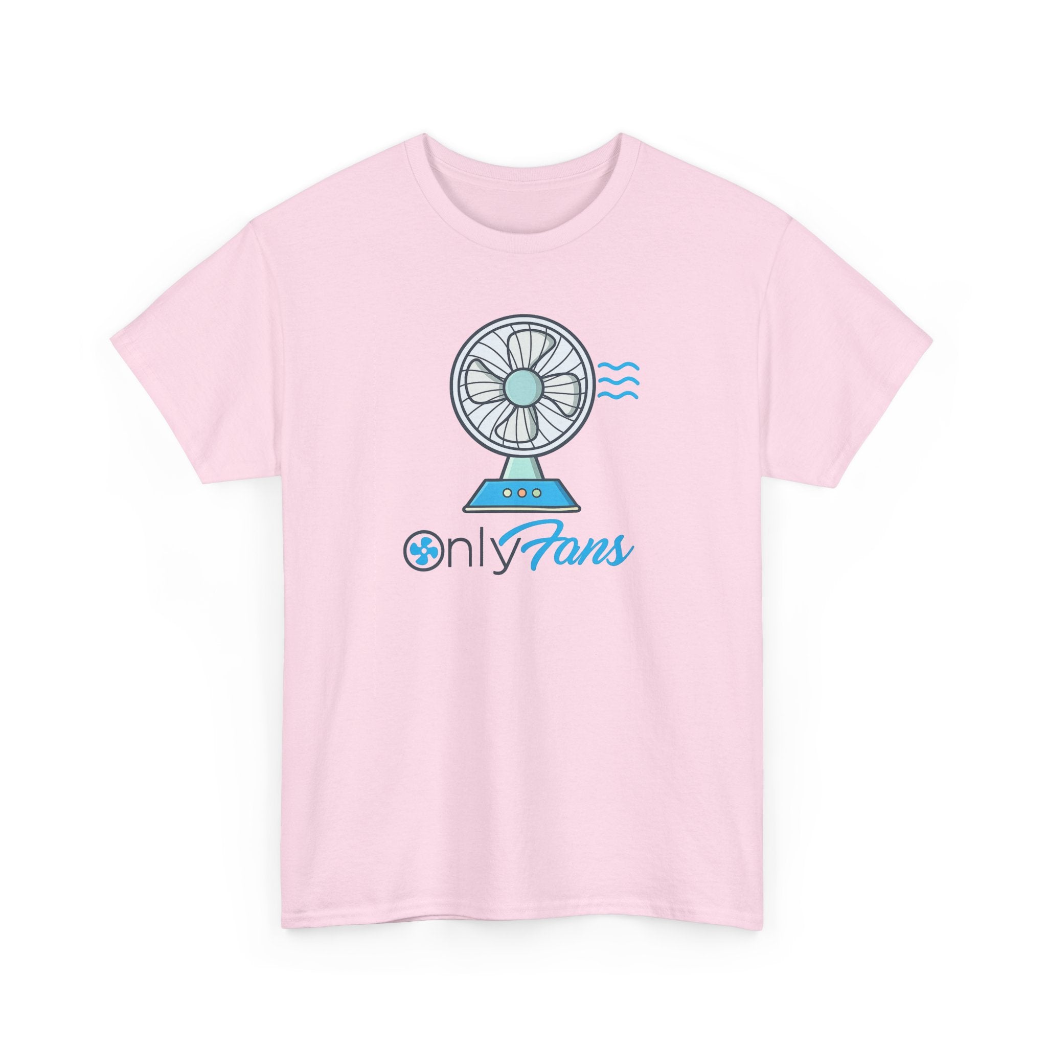 Only Fans Graphic Tee — Cute Fan Illustration Novelty T-Shirt