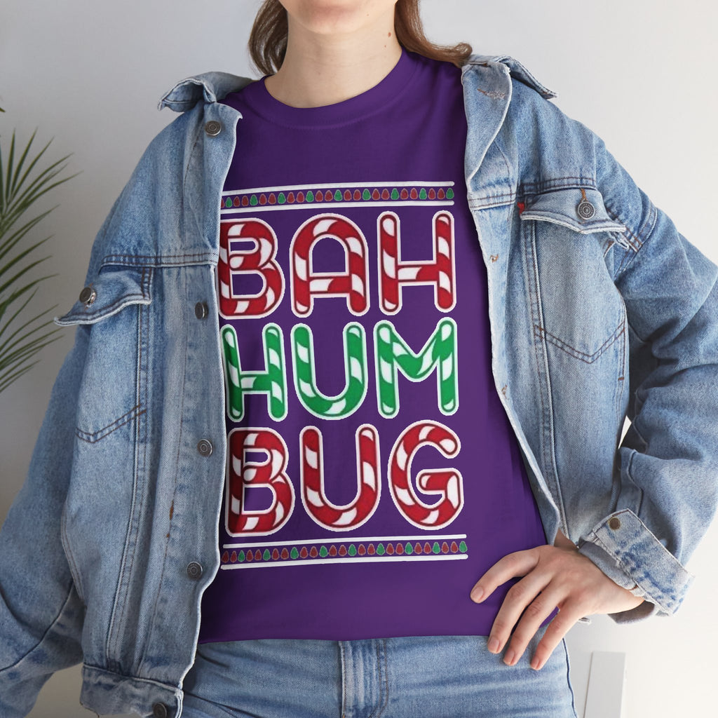 Bah Humbug Christmas Cotton T-Shirt