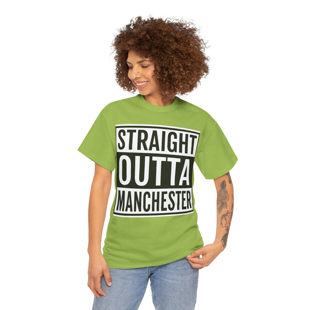 Straight Outta Manchester T-Shirt — Bold City Pride Tee