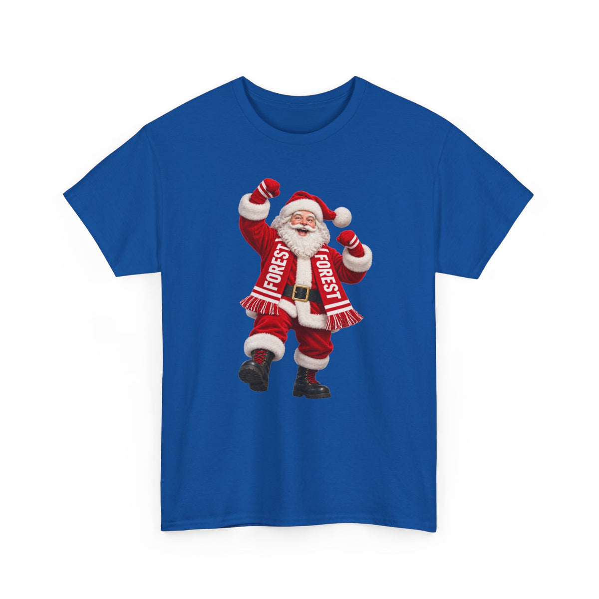 Nottingham Forest Santa Claus Dancing T‑Shirt — Vintage Christmas Holiday Tee