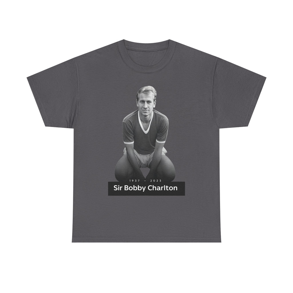 Sir Bobby Charlton Football Legend Cotton T‑Shirt