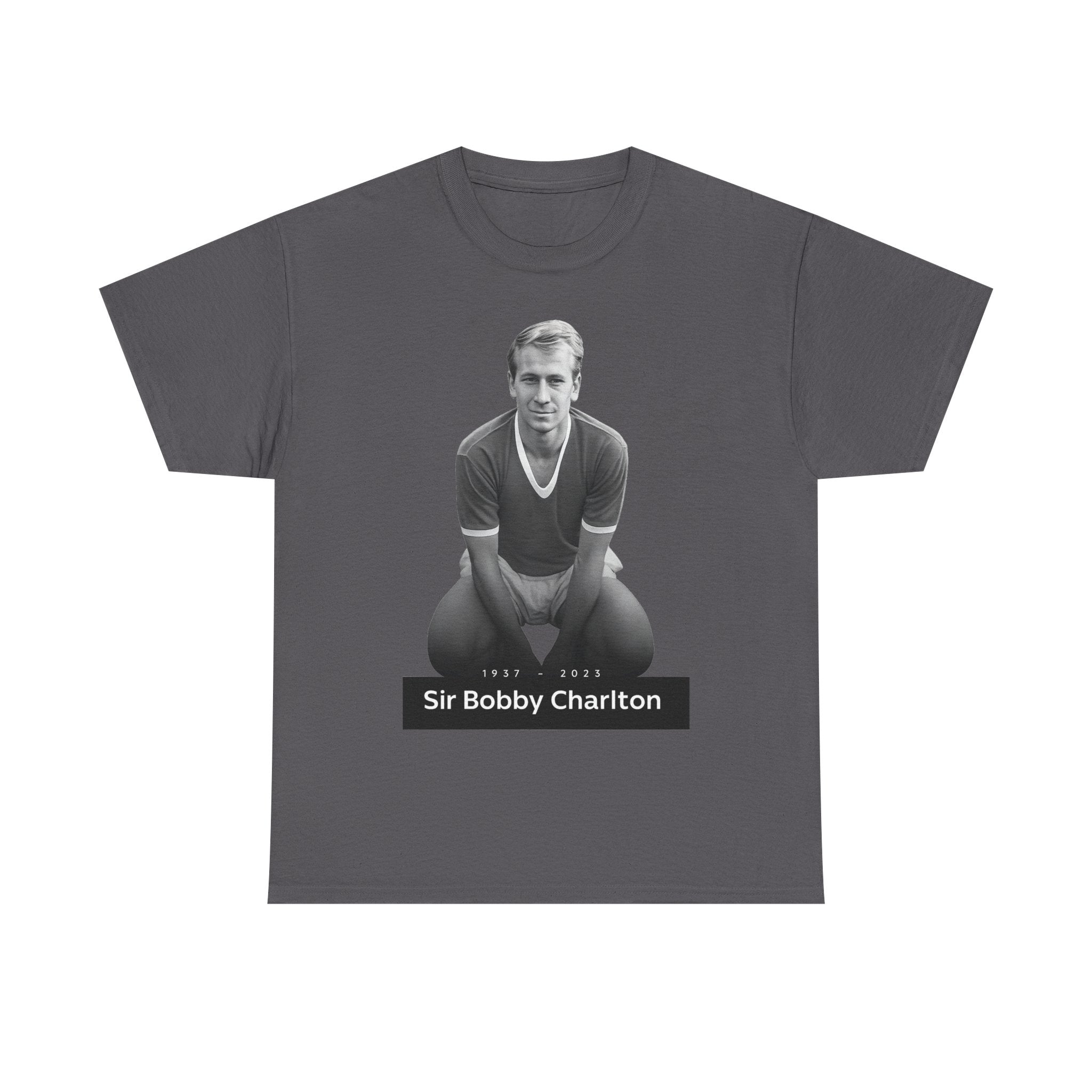Sir Bobby Charlton Football Legend Cotton T‑Shirt