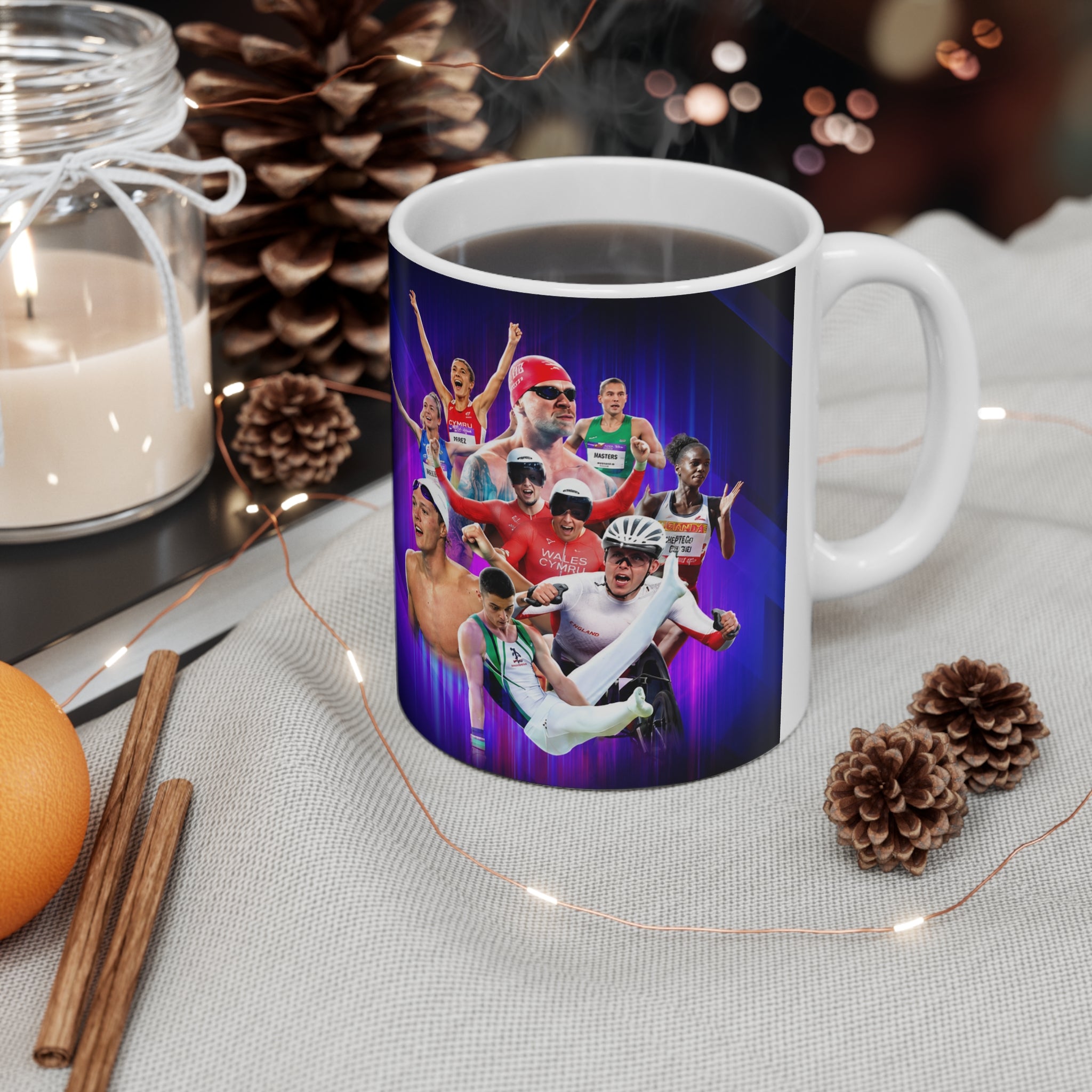 2026 Commonwealth Games Glasgow Ceramic Coffee Mug – Athlete Celebration 11oz/15oz
