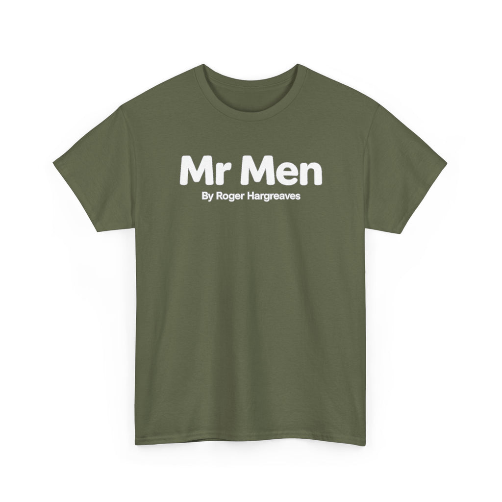 Mr Men T-Shirt – Retro 'Mr Men by Roger Hargreaves' Logo Tee
