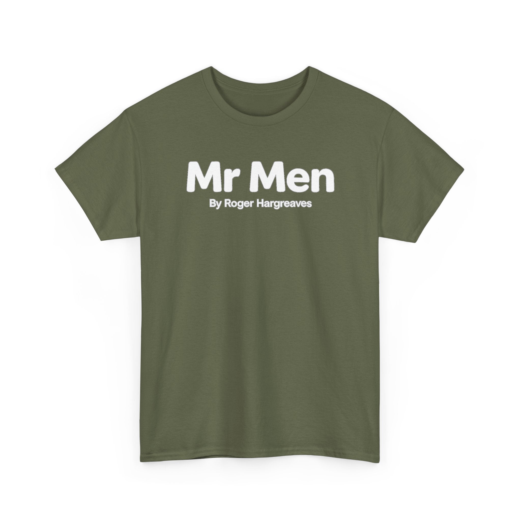 Mr Men T-Shirt – Retro 'Mr Men by Roger Hargreaves' Logo Tee