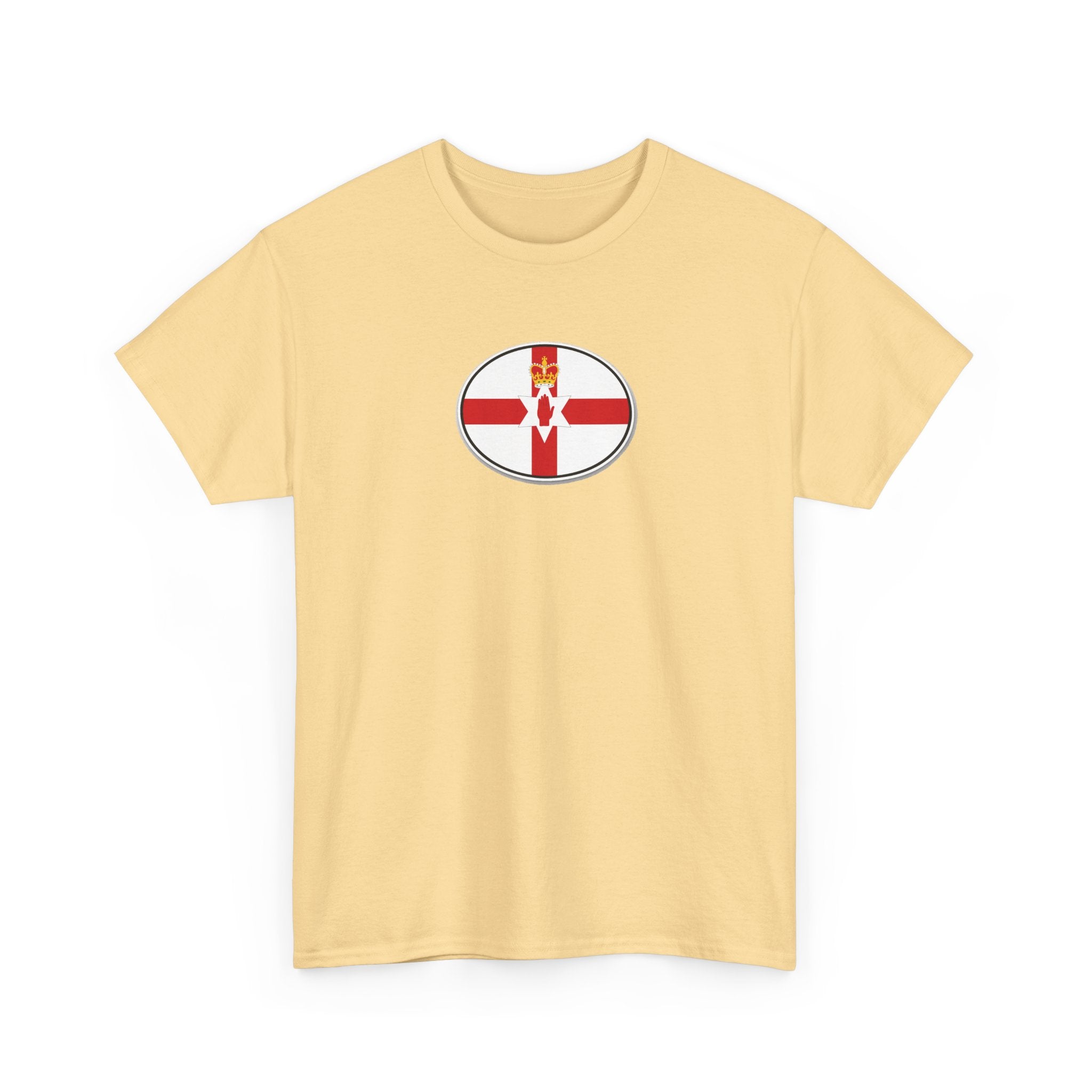 Northern Ireland Flag T‑Shirt — Small Oval Emblem Votton T-Shirt