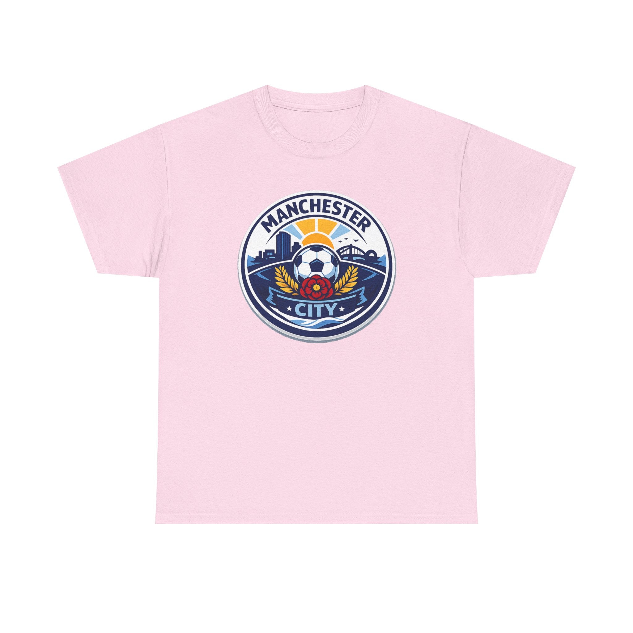 Manchester City Unofficial Soccer Logo T-Shirt — Football Fan Tee
