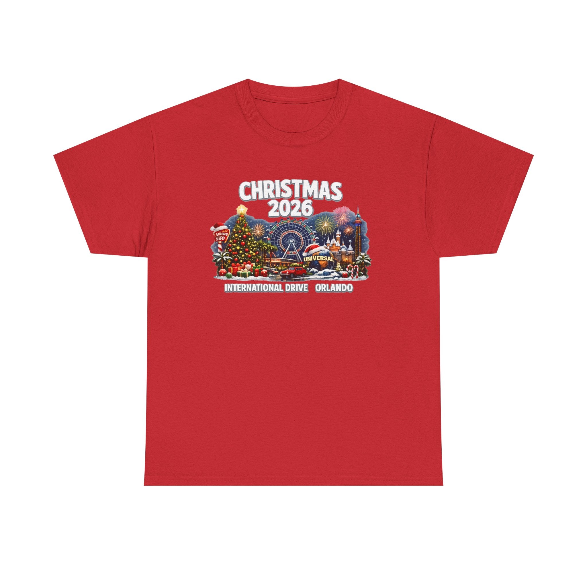 Christmas 2026 Orlando T-Shirt — International Drive Holiday Souvenir