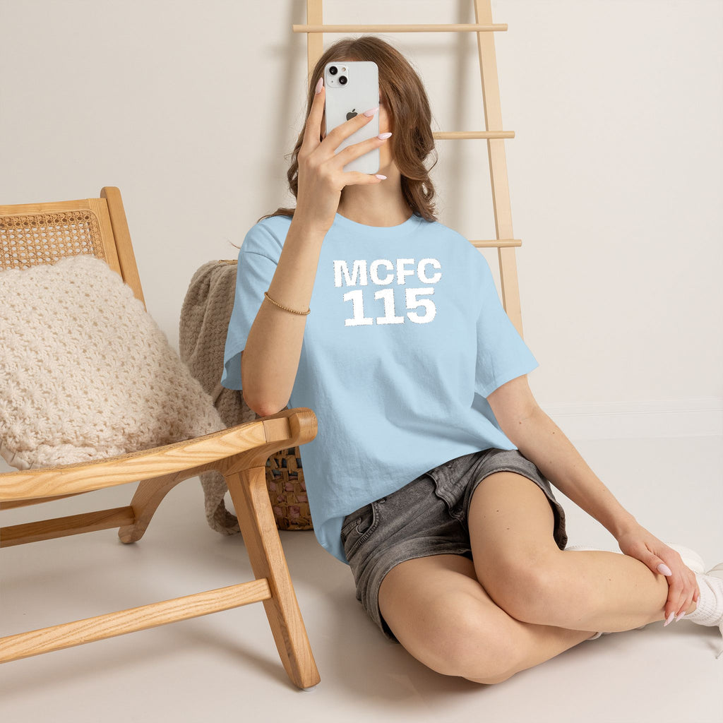 MCFC 115 T-Shirt — Vintage Football Club Number Tee