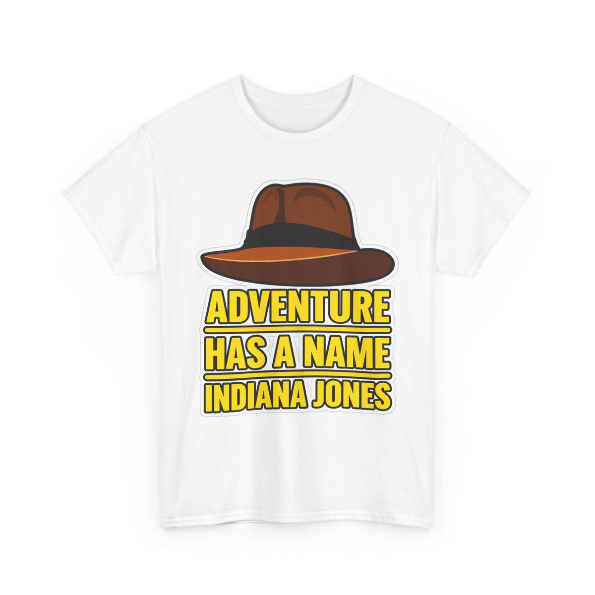 Adventure Has a Name Indiana Jones Graphic Cotton T-Shirt