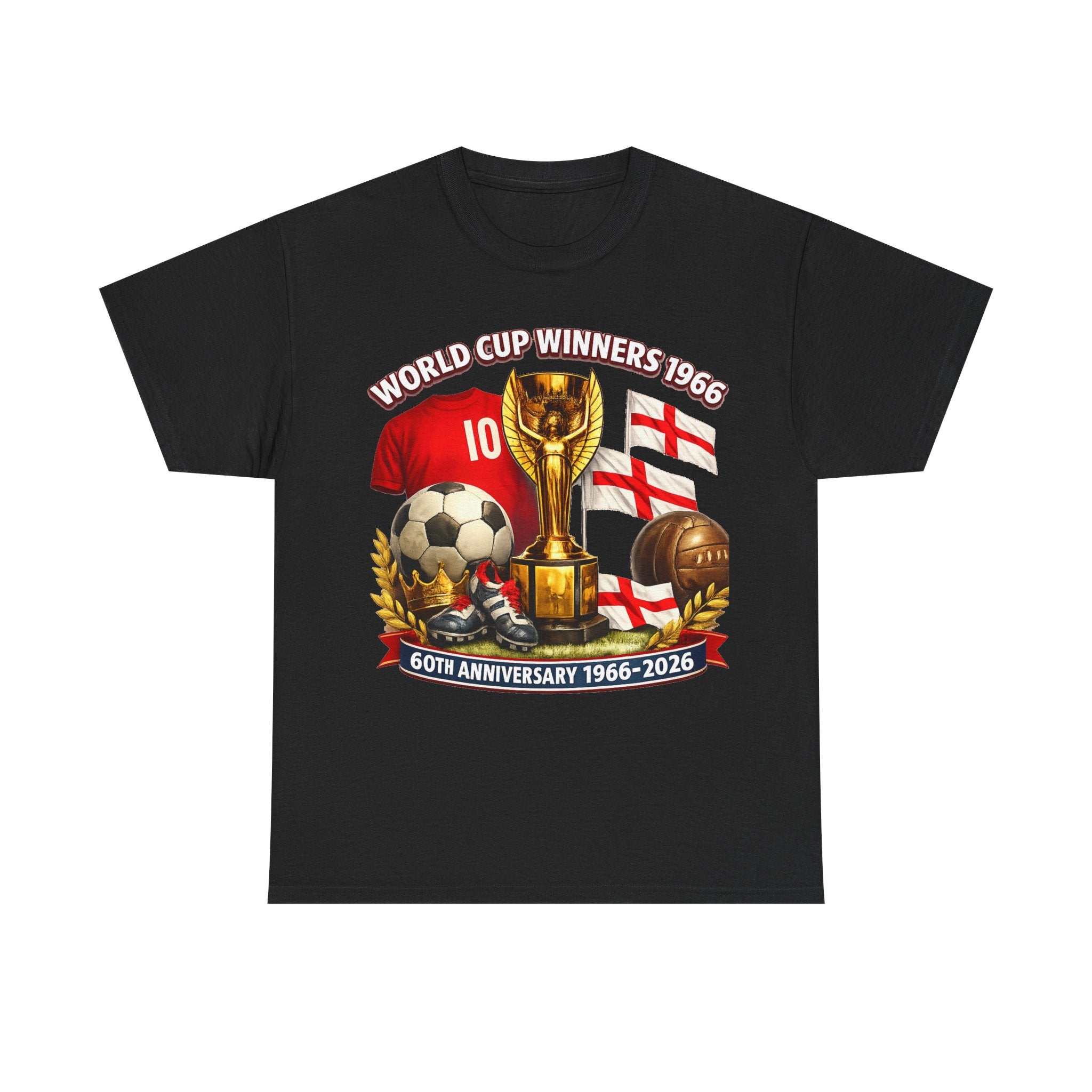1966 World Cup Winners T‑Shirt — 60th Anniversary England Football Tribute