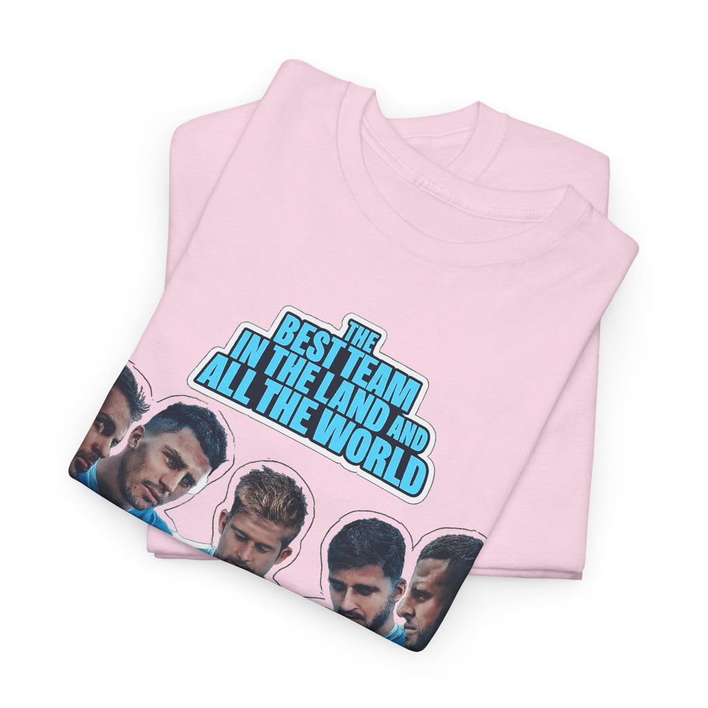 Manchester City — "Best Team in the Land and All the World" Cotton T-Shirt
