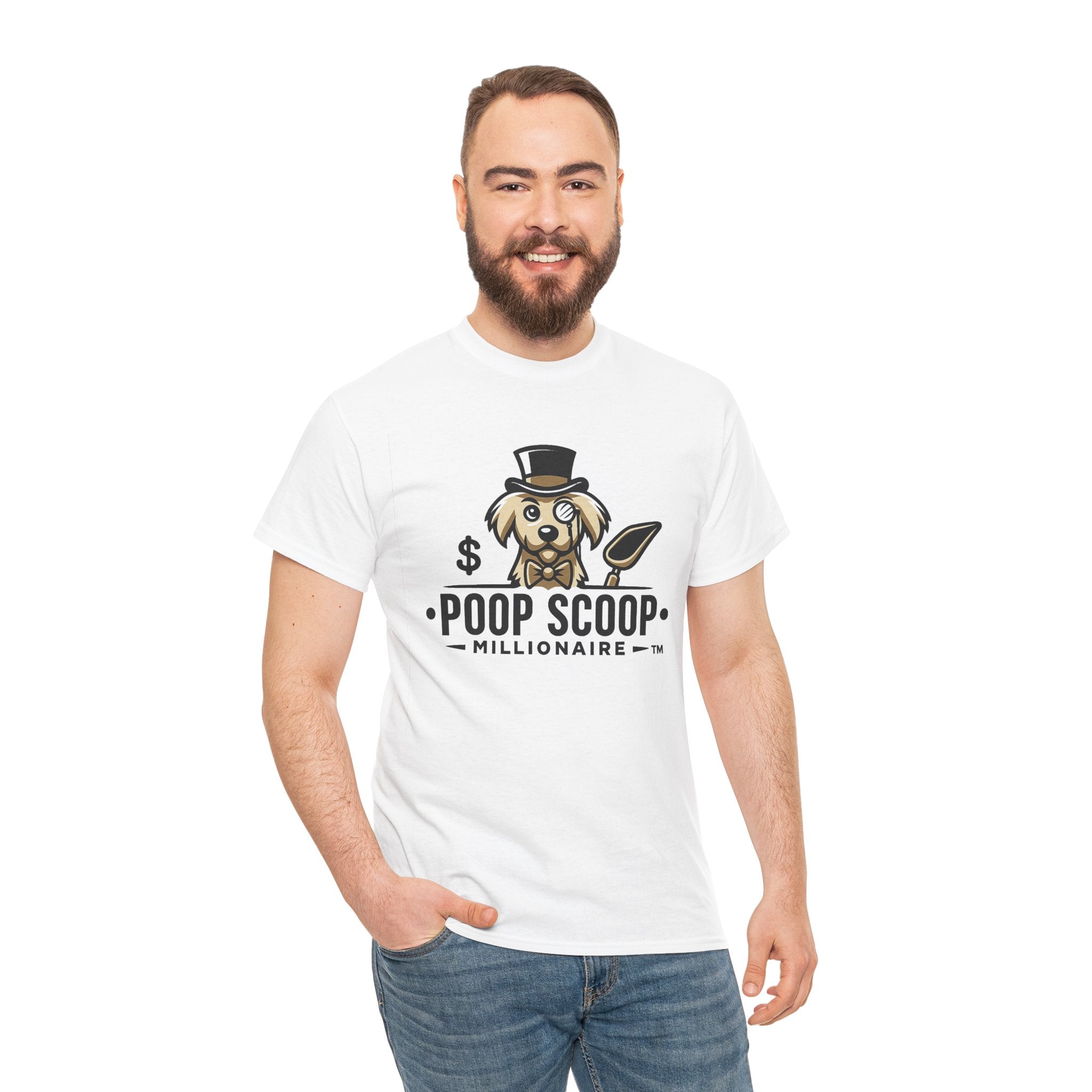 Poop Scoop Millionaire T-Shirt — Funny Dog Poop Scooping Tee