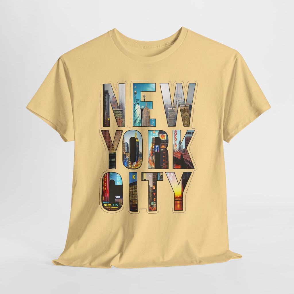 New York City Photo-Block Tee — Vintage Skyline Graphic T-Shirt