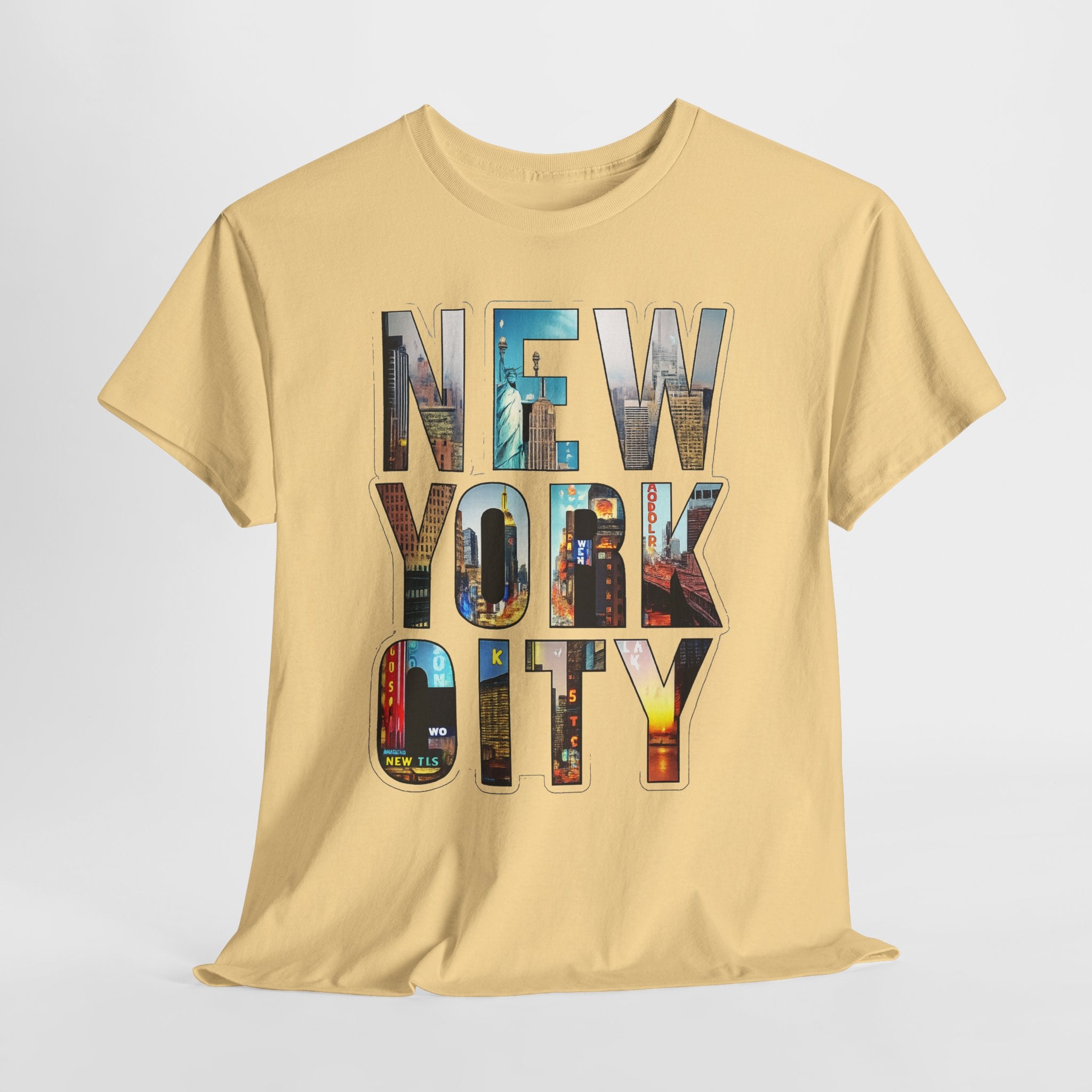New York City Photo-Block Tee — Vintage Skyline Graphic T-Shirt