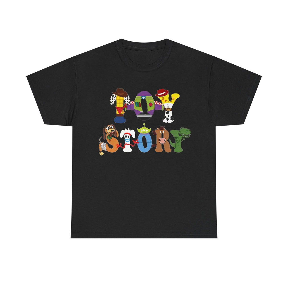 Toy Story Character Name Tee — "Toy Story" Graphic T-Shirt