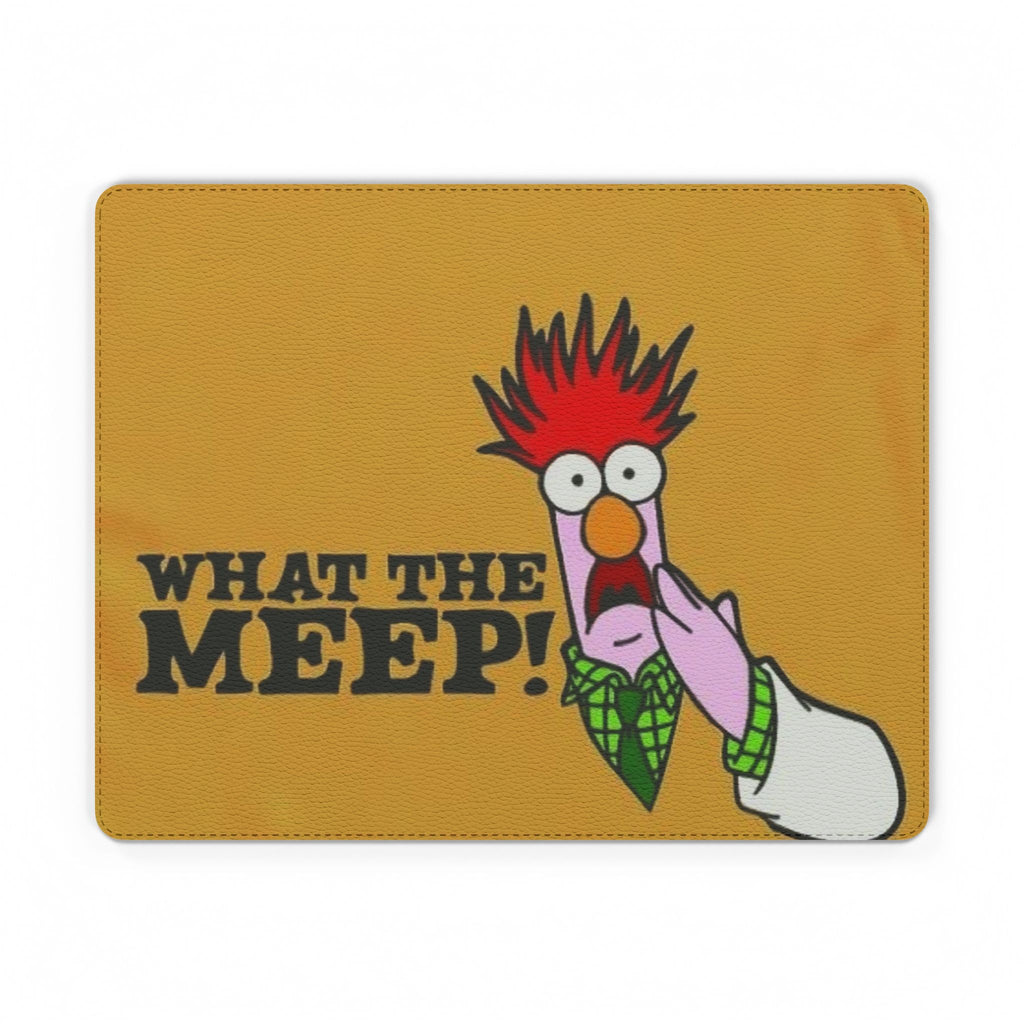 "What the Meep" Beaker inspired PU Leather Mouse Mat