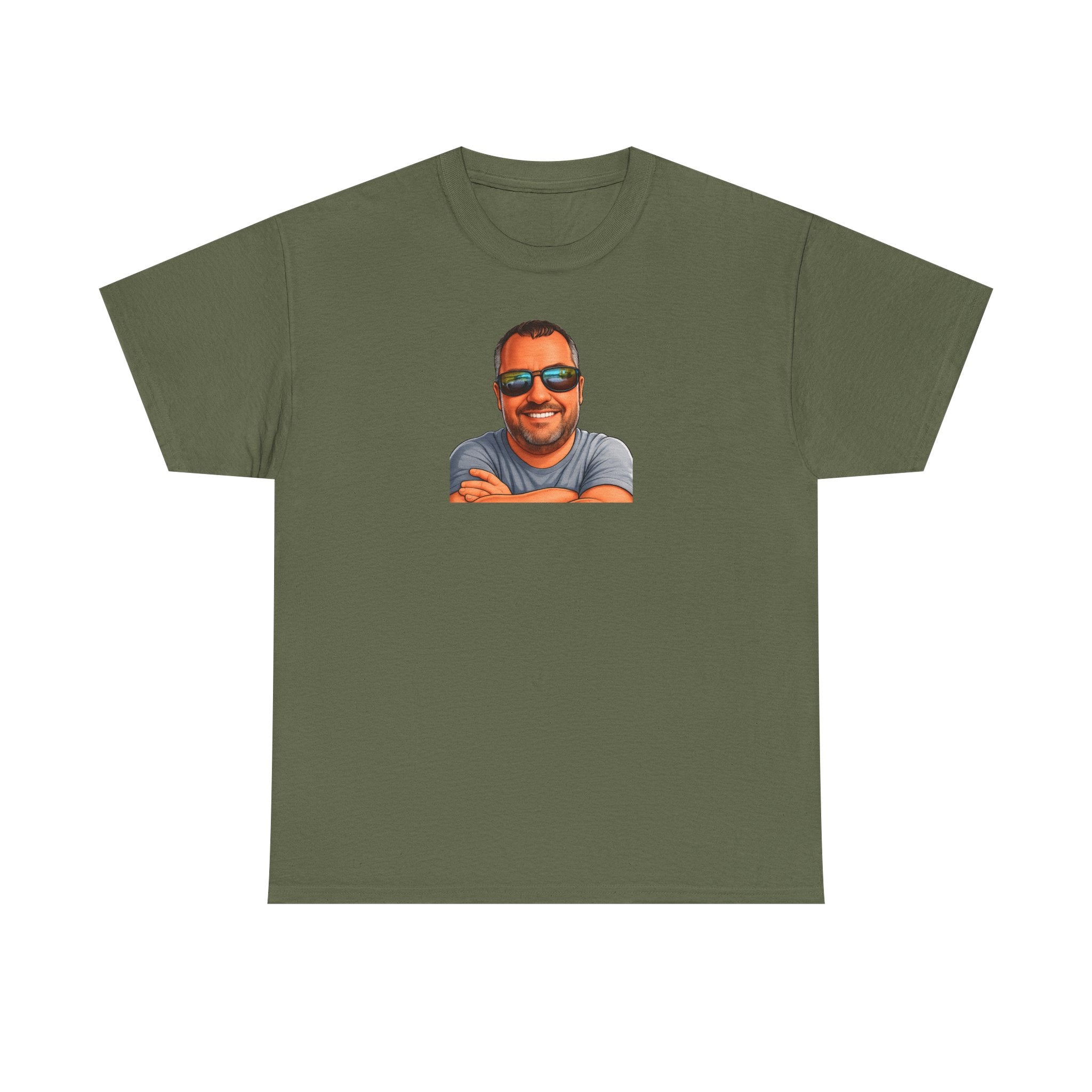 T-Shirt — "Mama Always Said Life Is Like A Box Of Chocolates" Graphic Tee (Funny Retro Portrait)