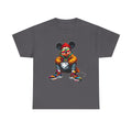 Mickey Mouse Streetwear Graphic Tee — Hip-Hop Mouse Character Sitting in Sneakers