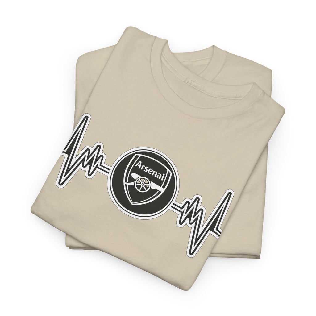 Arsenal Heartbeat T-Shirt — Premier League Fans’ Cotton Tee