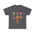 Manchester United Crest Evolution T-Shirt — Vintage Club Logo Timeline Tee