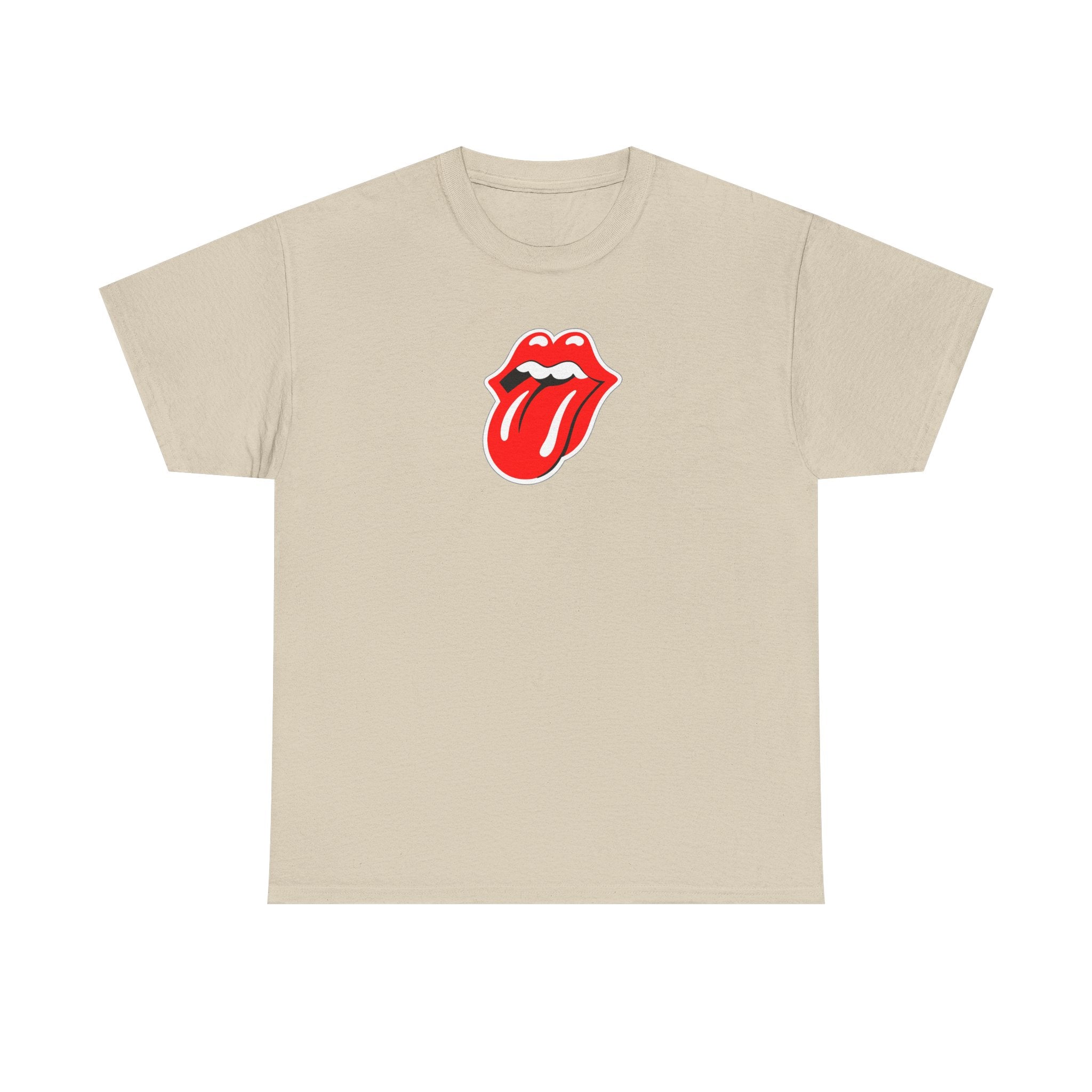 Rock Retro Red Tongue and Lips Graphic Tee