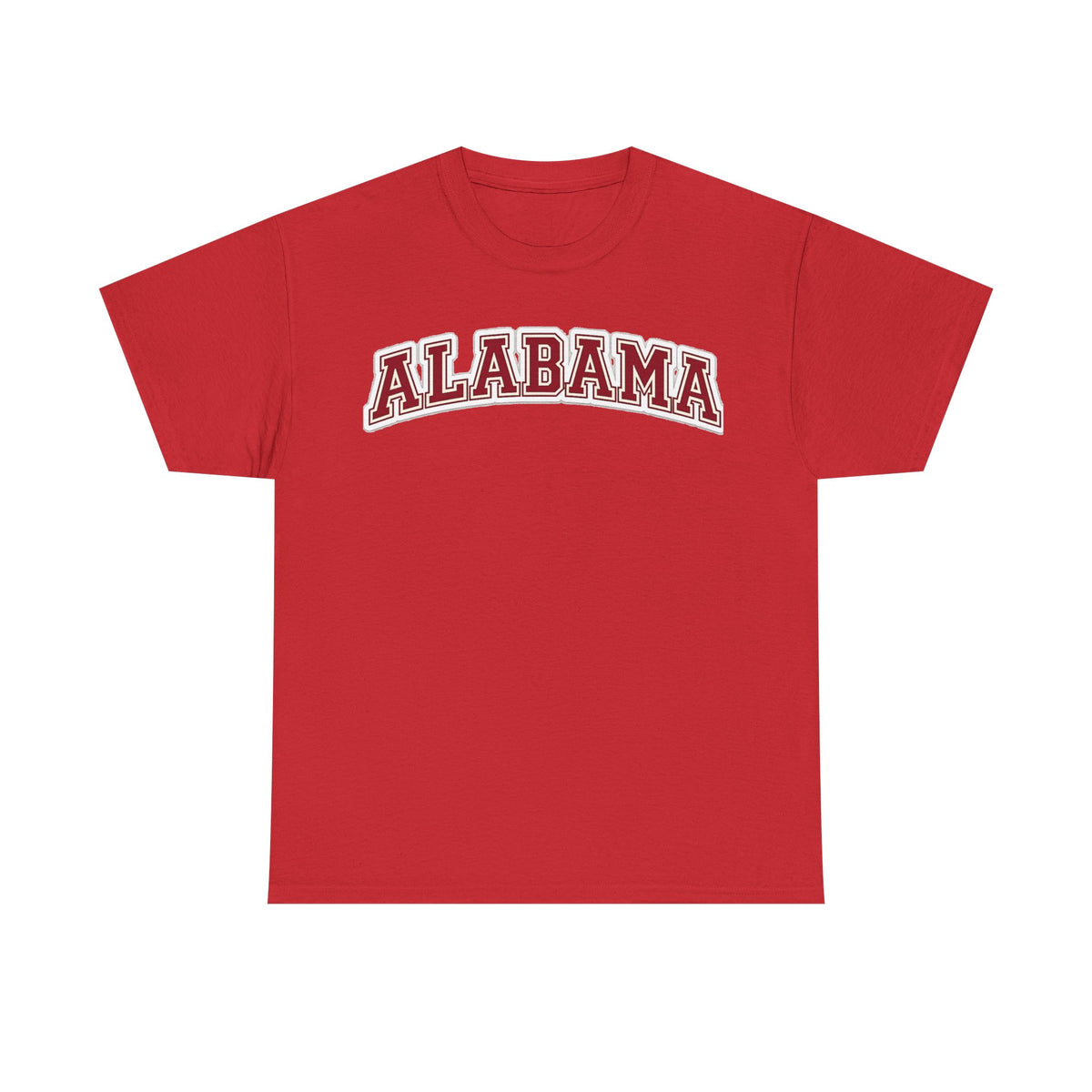 Alabama Arch Logo Tee – Crimson College Pride T‑Shirt