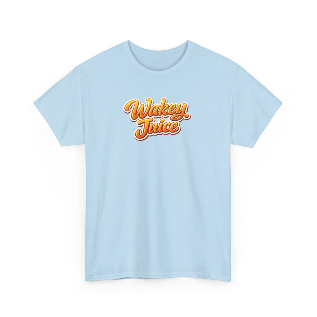 Wakey Juice T‑Shirt — Retro Orange Script Graphic Tee