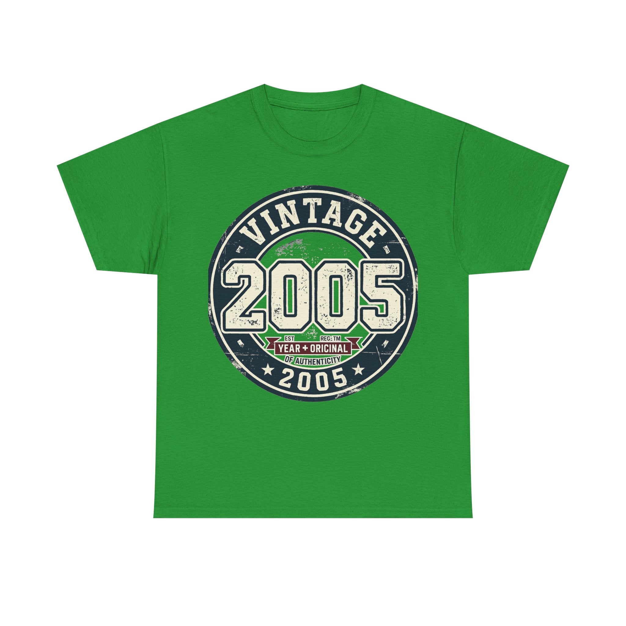 Vintage 2005 T-Shirt — Retro Birth Year Graphic Tee