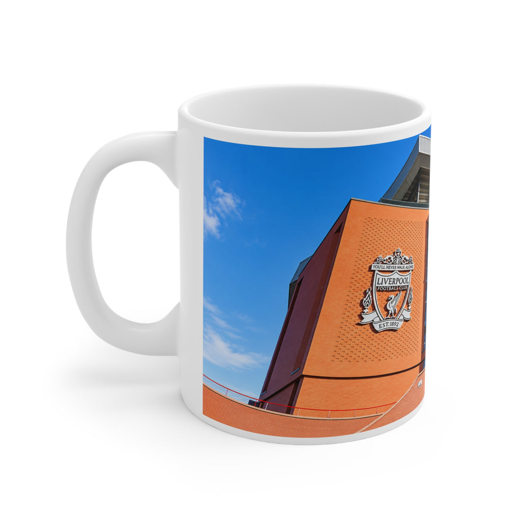 Liverpool FC Anfield Stadium Photo Mug — Ceramic Coffee Cup (11oz & 15oz)