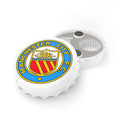 Manchester City Retro Crest Bottle Opener - Soccer Club Crest Magnetic Beer Opener