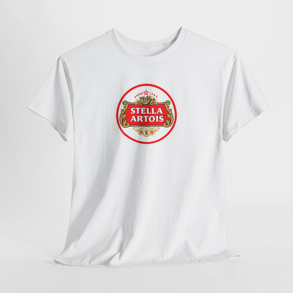 Beer Logo T-Shirt — Stella Artois Inspired Vintage Crest Tee