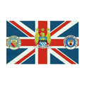Manchester City Retro Union Jack Double-Sided Fan Flag