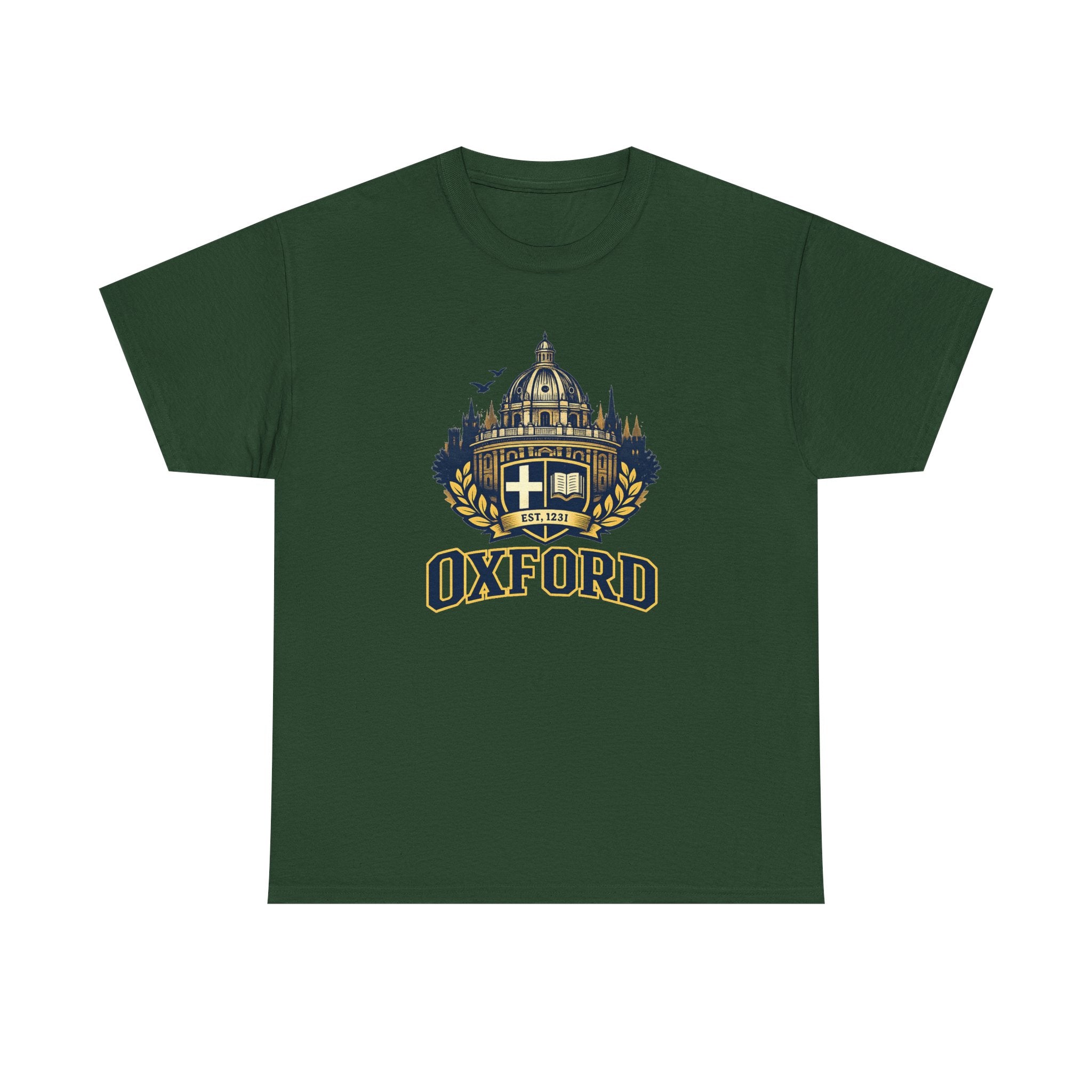 Oxford Crest T-Shirt — Vintage University Graphic Tee